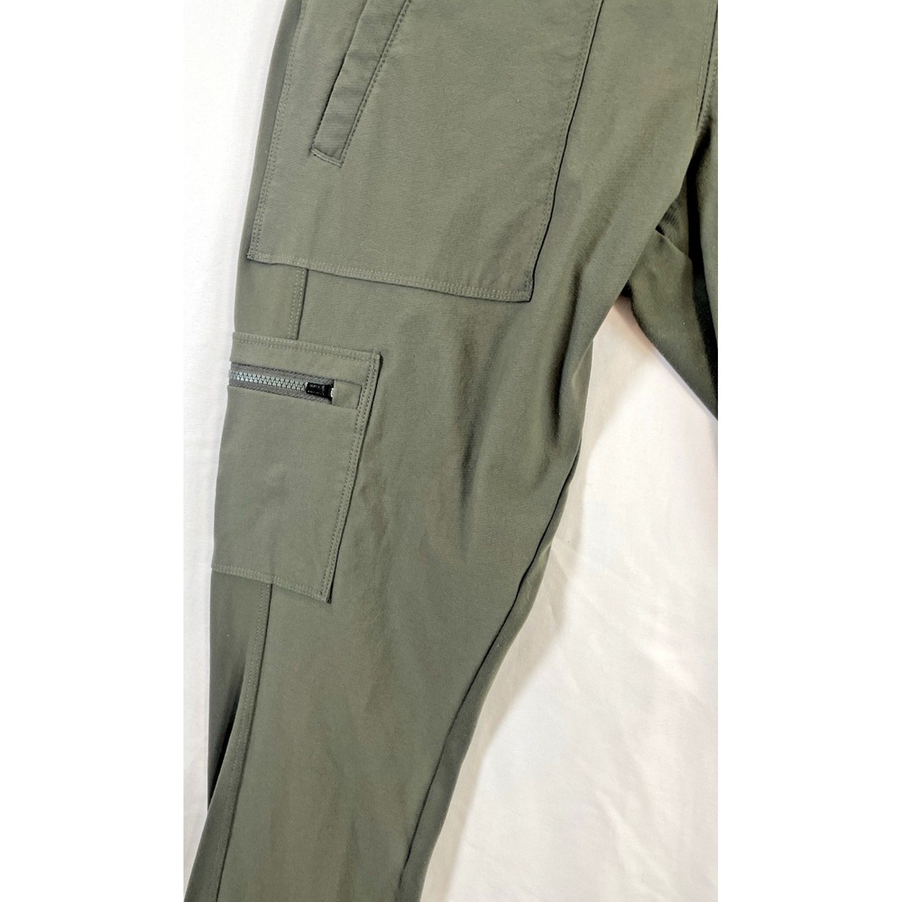 Athleta Headlands Hybrid Cargo Tight Leggings Peat Zippered Pockets S ize 4 - Picture 12 of 14